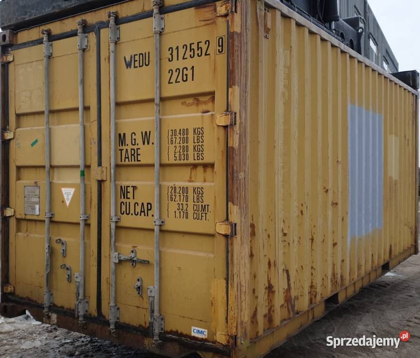 Kontenery morskie 20dv Używane Banino