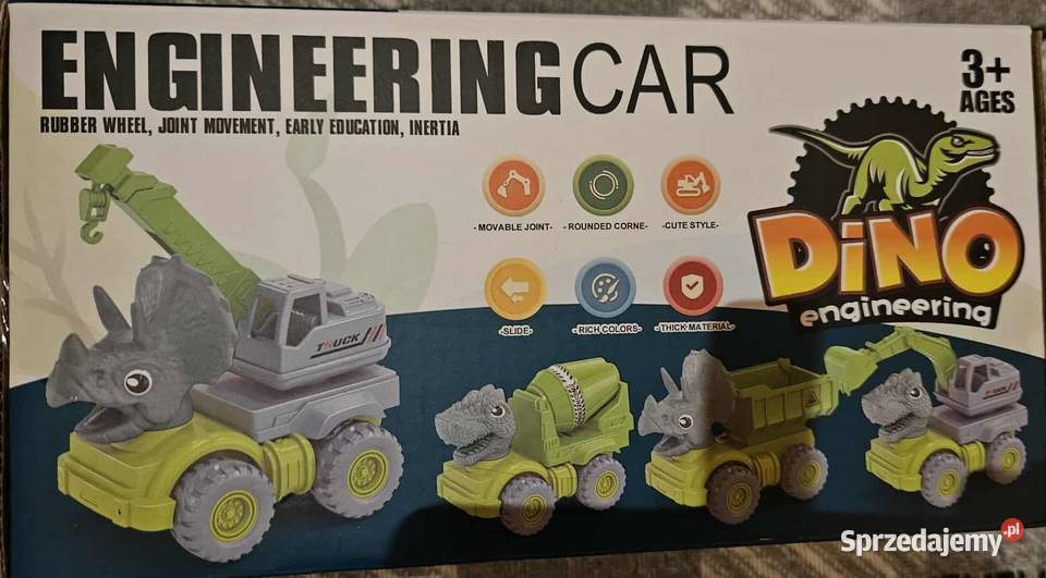 Zabawka Dino Engineering Car Łódź