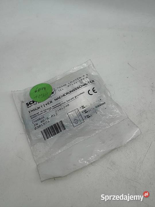Schunk IN 40SM12 0301574 Czujnik indukcyjny Pozostałe Warszawa sprzedam