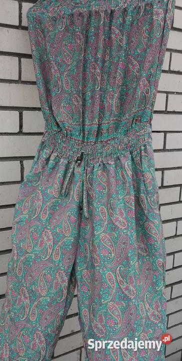 Kombinezon maxi Boho 6 jedwab 6 kolorów z Włoch Moda i Styl podlaskie