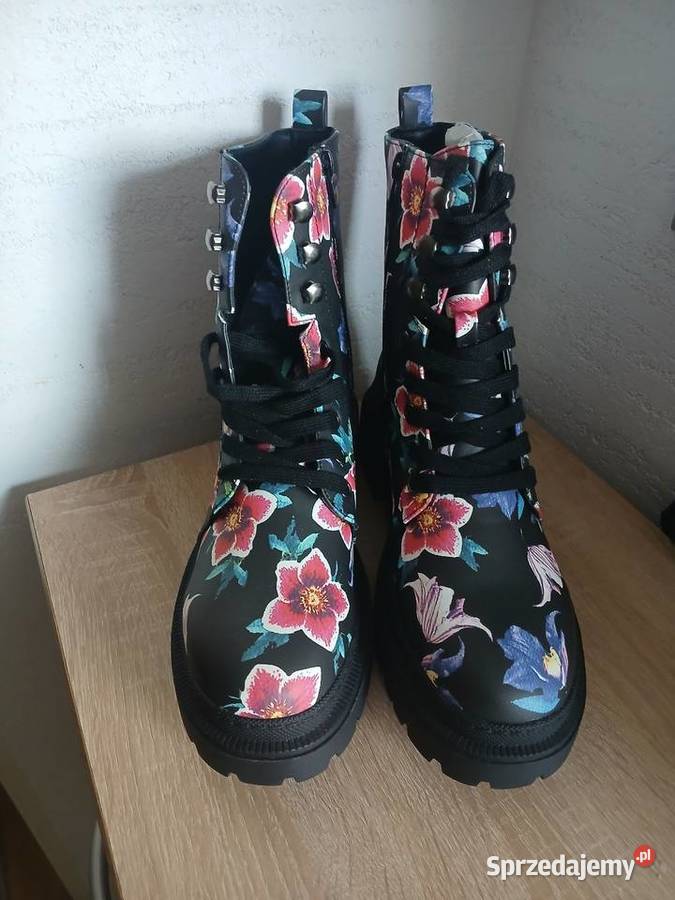 Kozaki botki w kwiaty Chrzanów