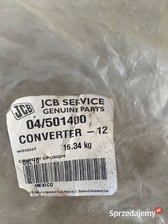 Sprzęgło hydrokinetyczne Zmiennik momentu JCB Suchoraba