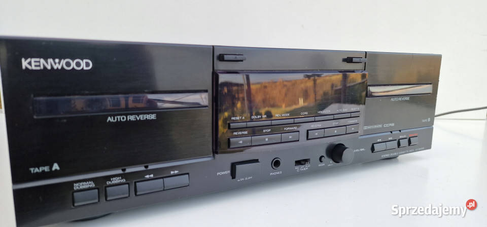 Kenwood magnetofon dwukasetowy KX W 4080 KXW4080 Międzychód