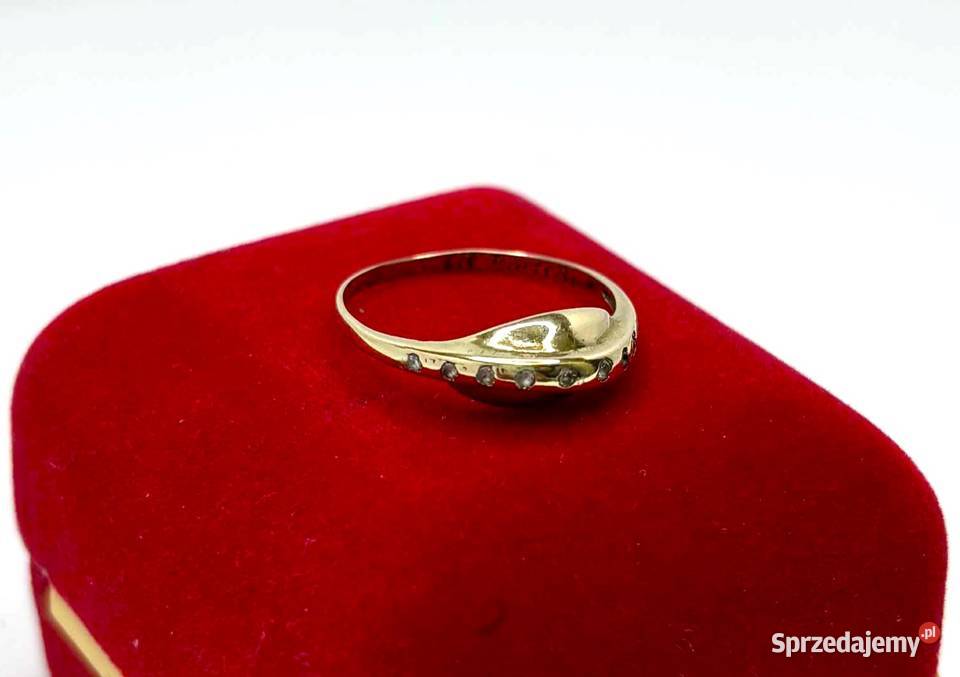 Złoty Pierścionek pr 585 18g R16 Elbląg sprzedam