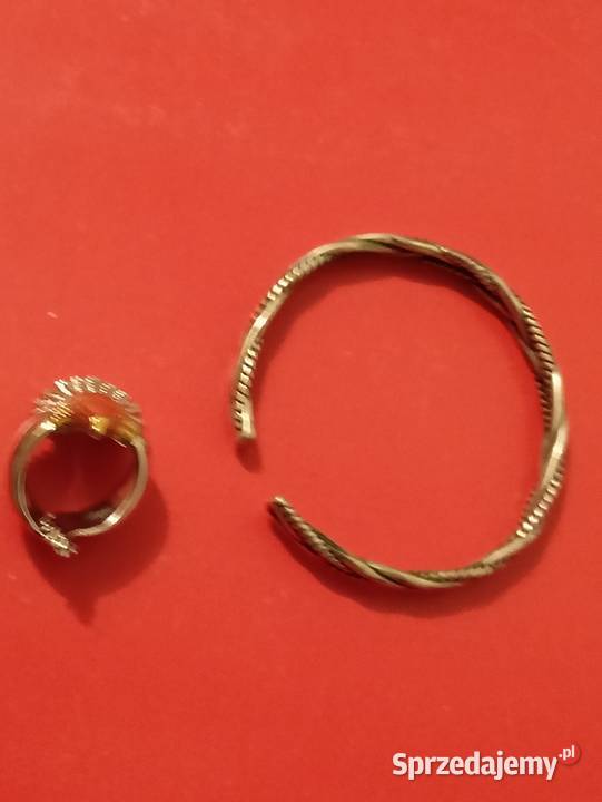 Bransoletka i pierścionek sygnet zachodniopomorskie Szczecinek