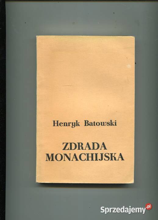 Zdrada Monachijska Batowski Szczecin