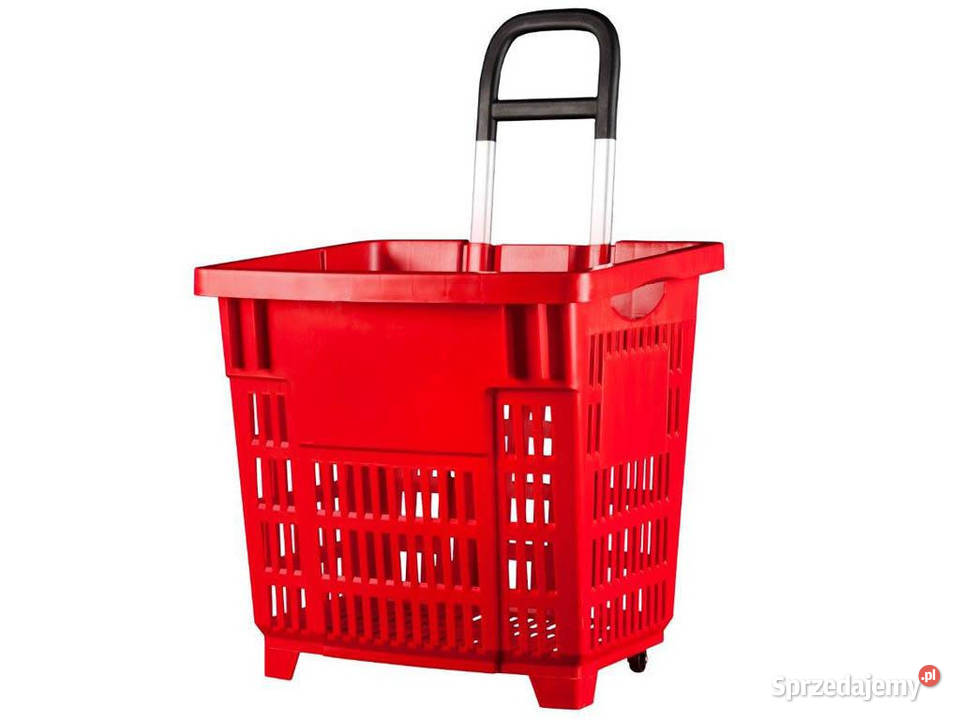 Kosz koszyk sklepowy na kółkach 55l