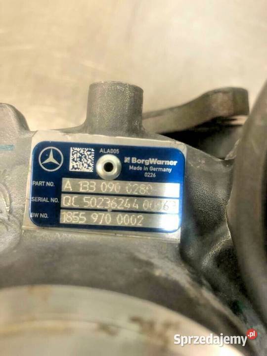 Turbosprężarka A45 AMG A Class 265KW 360