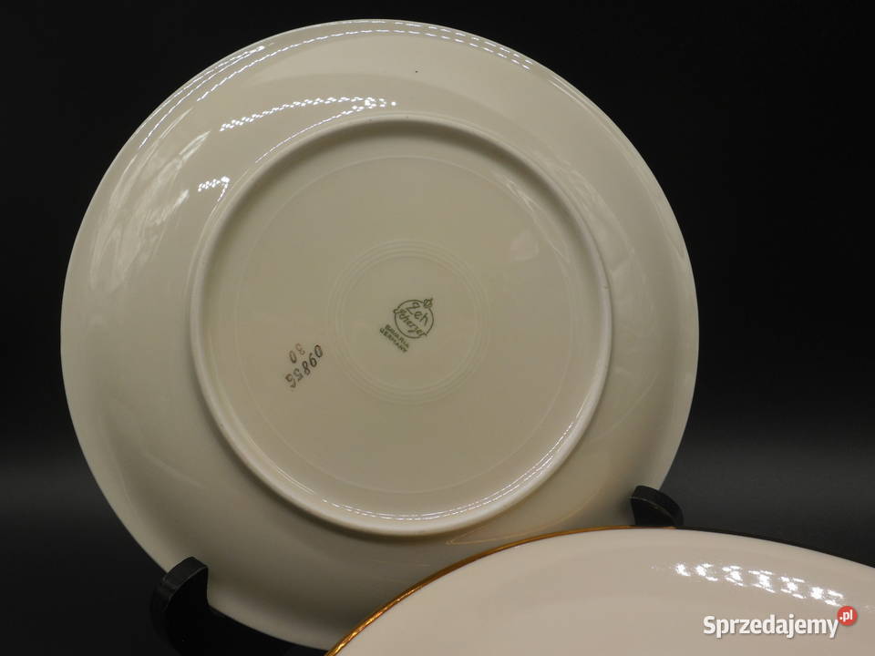 Talerzyki deserowe 6 ecru Zeh Scherzer Raszków