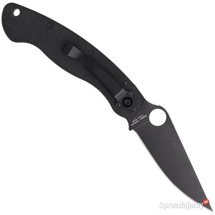 Nóż składany Spyderco Military G10 Black Black Warszawa