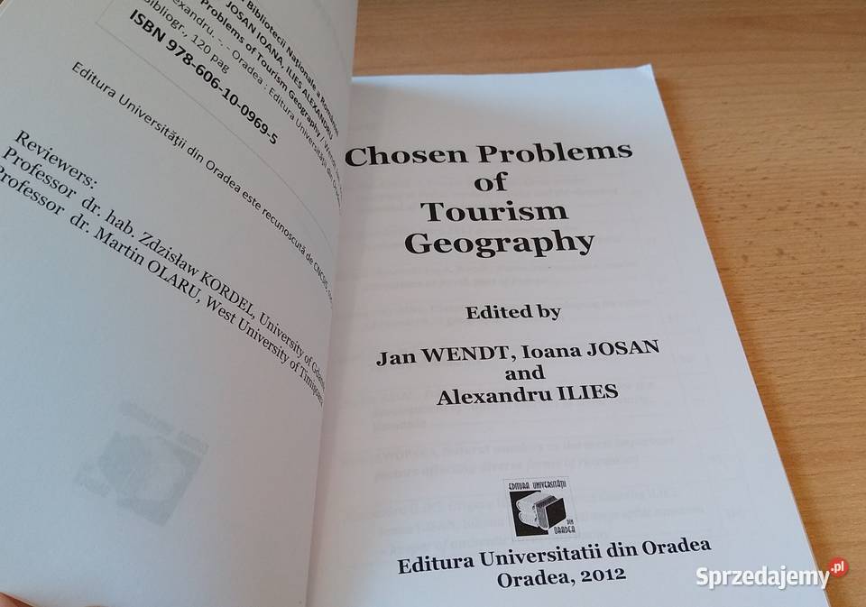Chosen problems of tourism geography Wendt Josan sprzedam