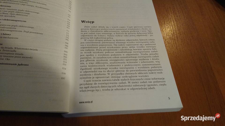 Fizyka zbiór zadań klasy 13 Gimnazjum Romuald Podręczniki Gdańsk