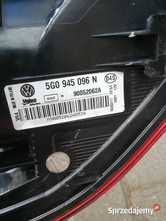 Lampa prawy tył golf 7 VII Gilowice sprzedam