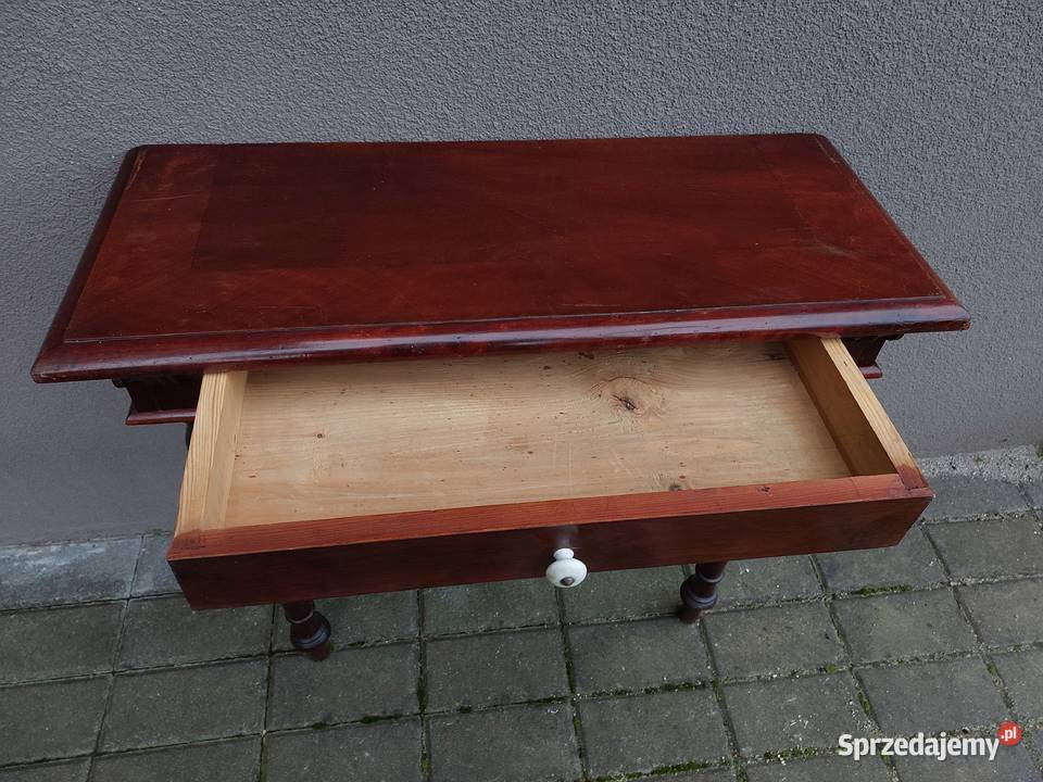 Stara eklektyczna konsola półka pod lustro z Tczew sprzedam