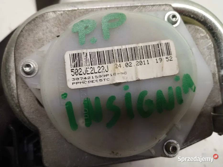 OPEL INSIGNIA Pas bezpieczeństwa prawy przód sprzedam