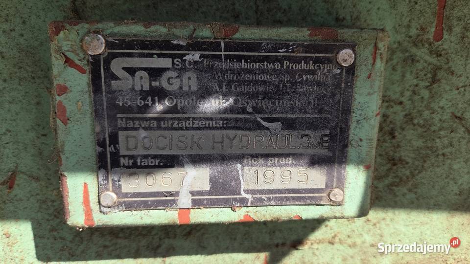 Ścisk do Klejenia Mikrowczep Prasa Na Długość Skarżysko-Kamienna