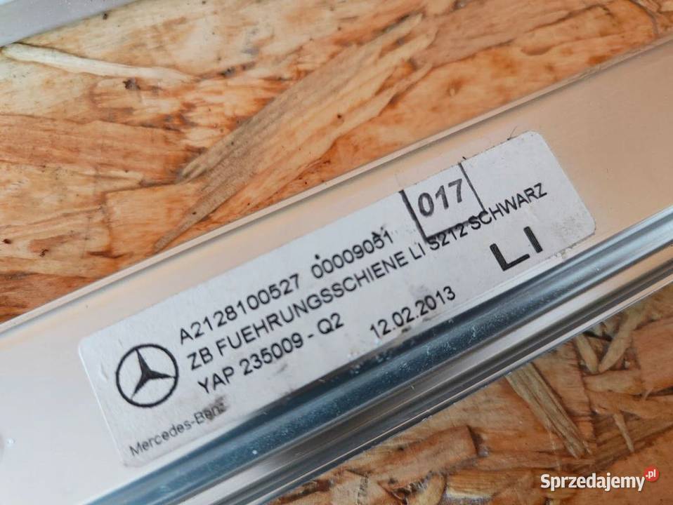 Mocowania Bagażu Szyny Bagażnika Mercedes W212 Pleszew