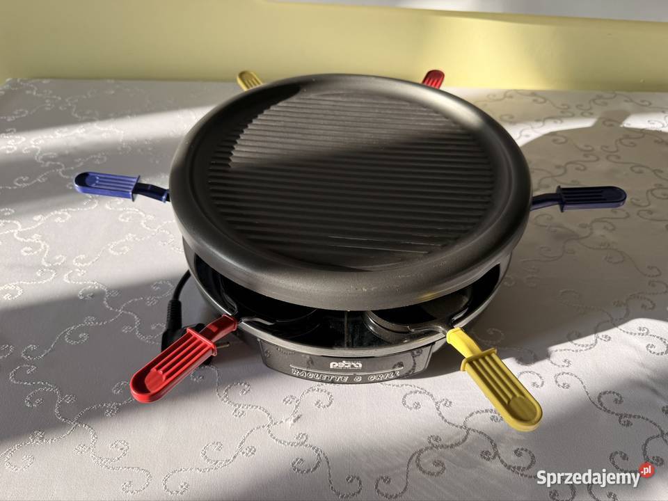 Grill Elektryczny Petra Raclette 2w1 Teflon Grille elektryczne