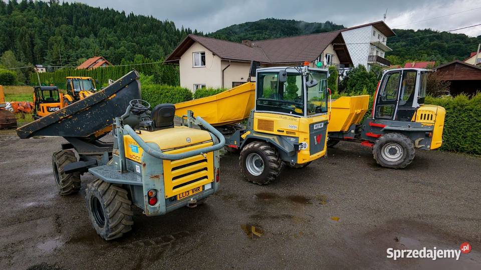 Wozidło bodowlane Wacker Neuson DW90 2019r 9t Wozidła małopolskie Maków Podhalański