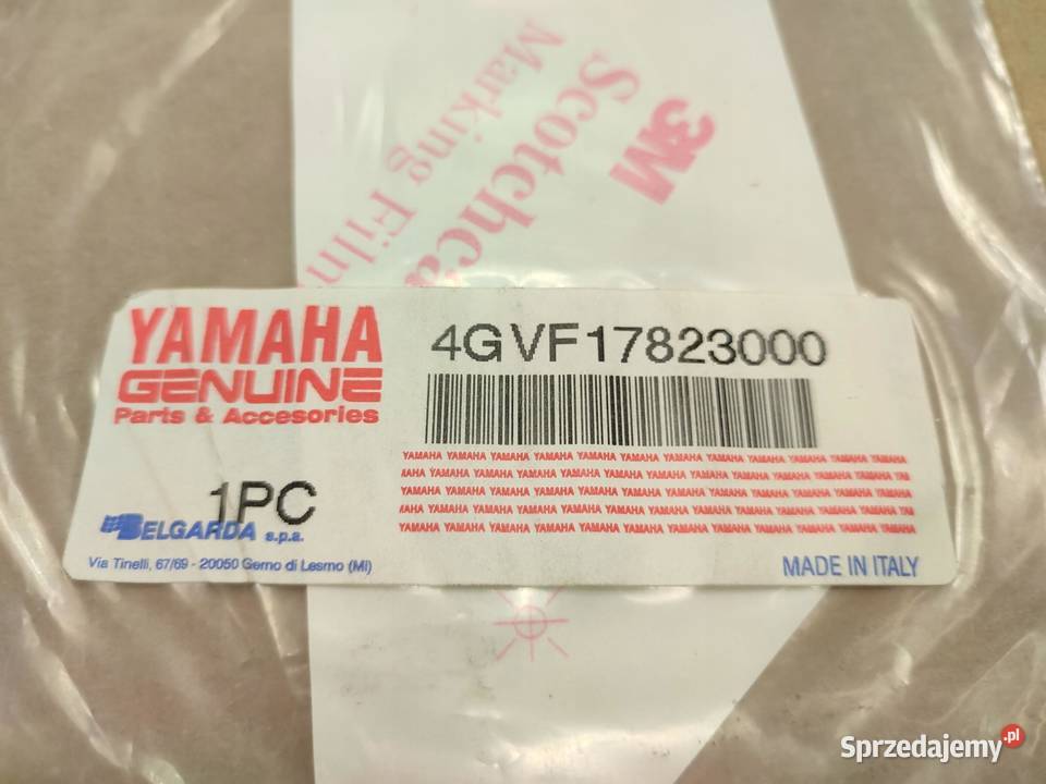 NAKLEJKA 600 ELECTRIC NA ZADUPEK YAMAHA TT 600E