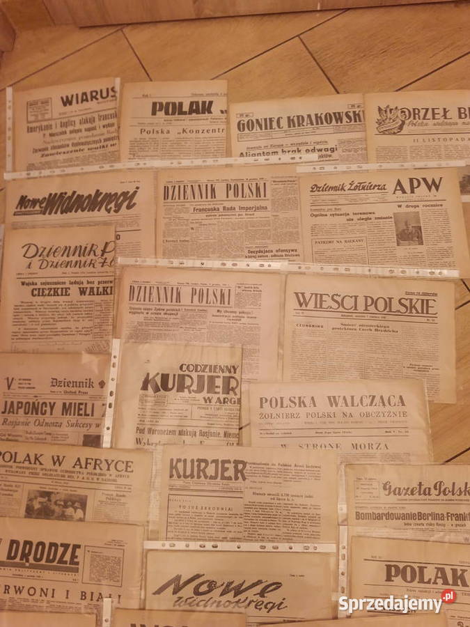 Gazety PRL 1939r orginalne Kampinos