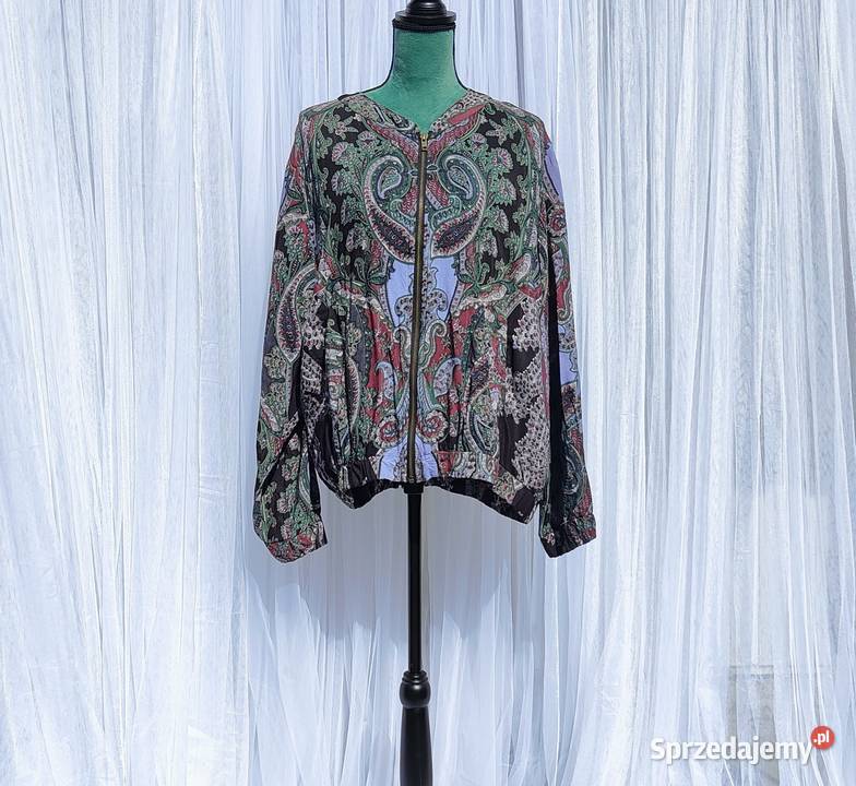 Kurtka Indiska XL 42 kolorowa boho paisley wzór Inny rodzaj zachodniopomorskie Szczecin