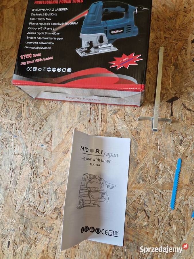 Wyrzynarka elektryczna 1750W MIDORI Japan MJ140 Głogowa