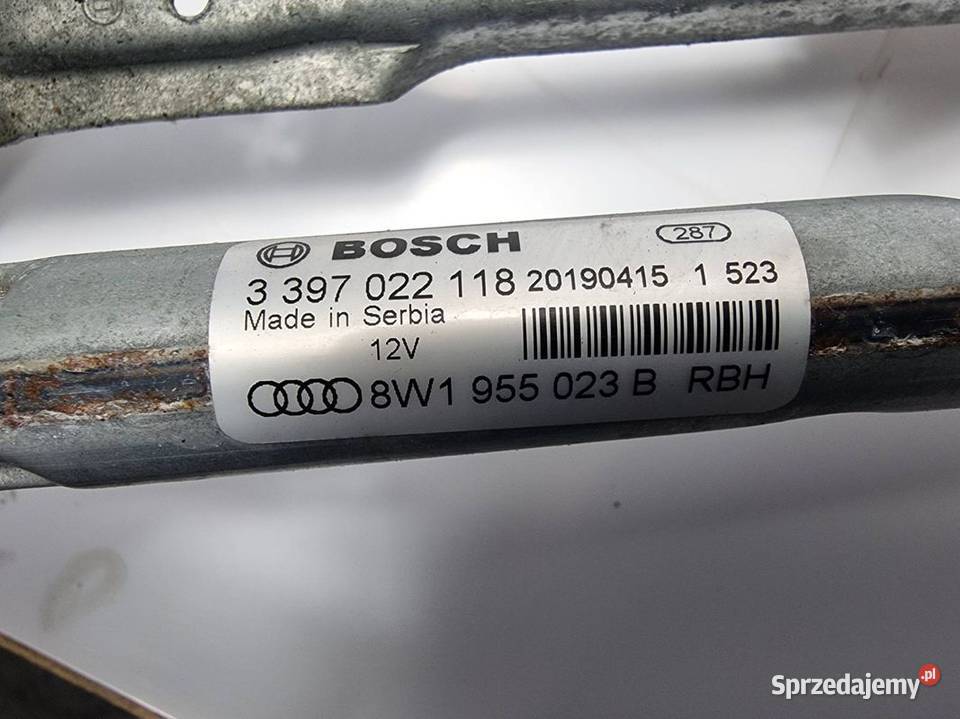 MECHANIZM WYCIERACZEK PRZÓD AUDI A4 B9 Lipno