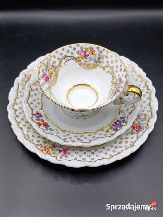 Zestaw śniadaniowy Sorau Żary sygnatura 192845 Porcelana i szkło Białystok