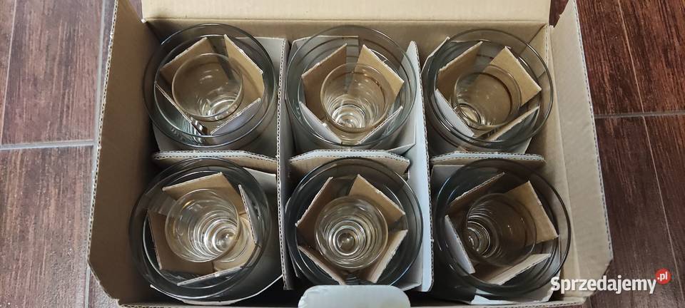 Nowy Zestaw szklanki literatki kieliszki 18 Gliwice