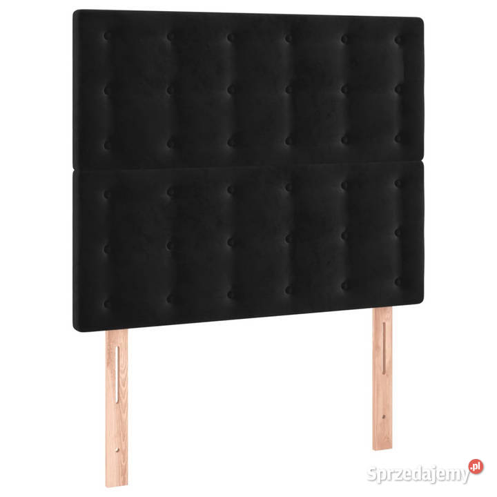 Zagłówek do łóżka z LED czarny 80x5x118128 Warszawa