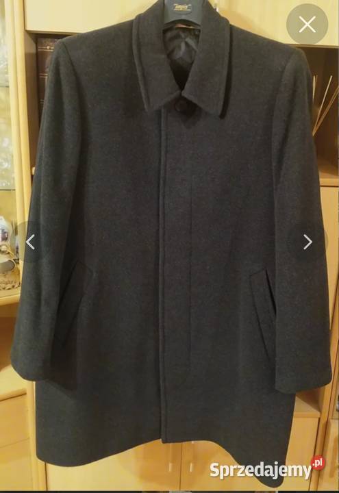 Płaszcz męski wełna w składzie Kurtki i płaszcze
