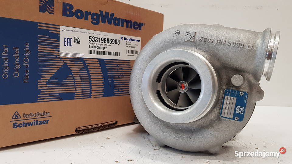 Turbosprężarka BorgWarner KKK 53319886908 Siedlce sprzedam