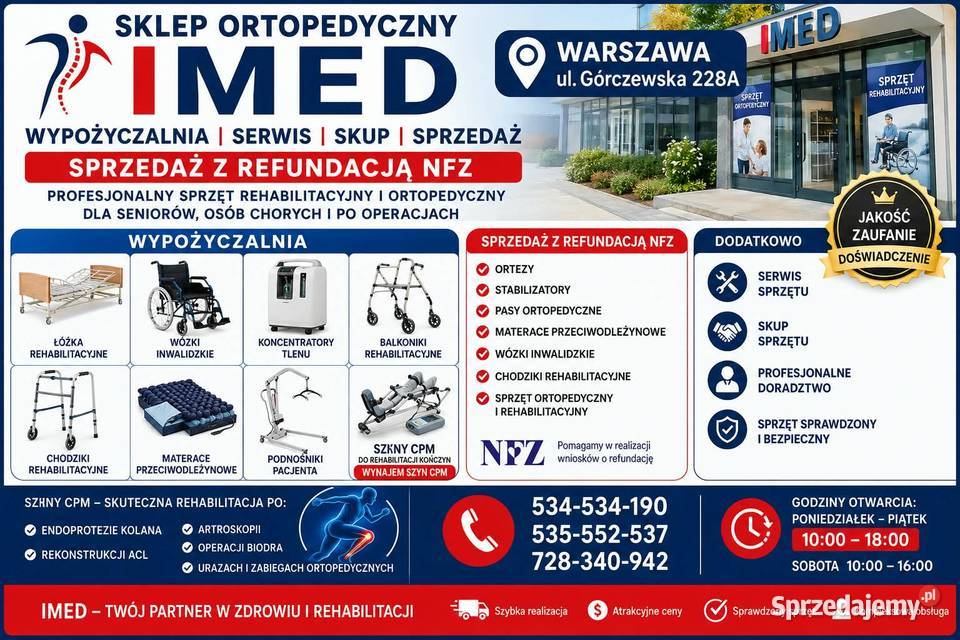 KONCENTRATOR TLENU WYNAJEM WARSZAWA STACJONARNY