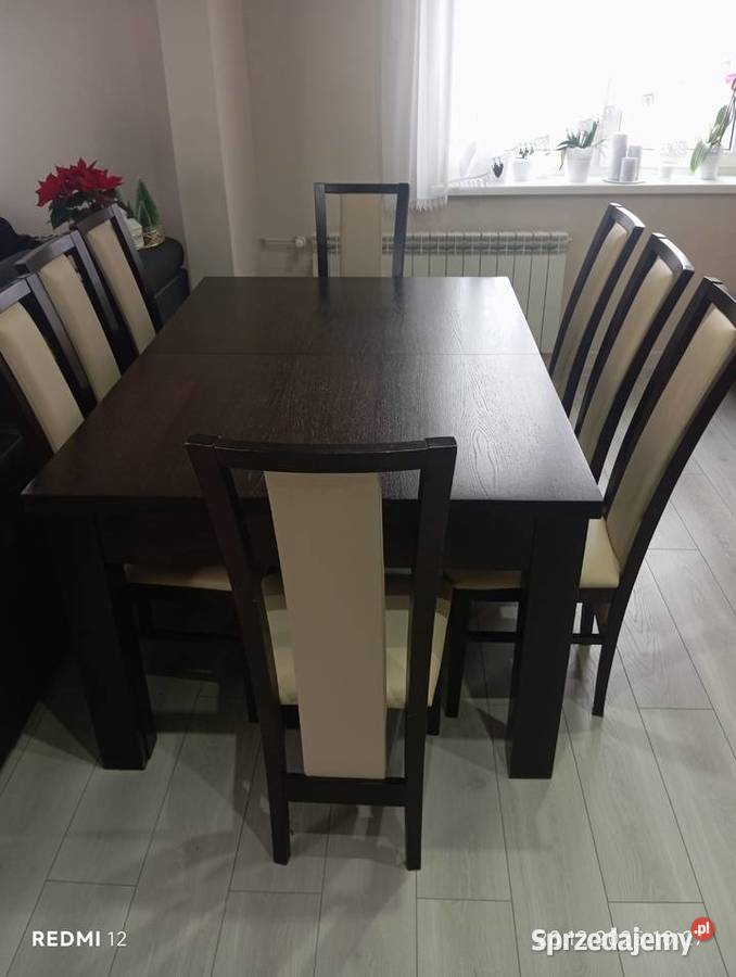 Sprzedam stół8 krzeseł Łęczyca sprzedam