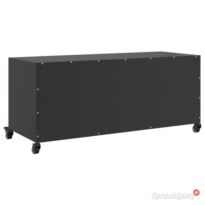 Szafka RTV czarna 1005x39x435 stal WM846644 Warszawa