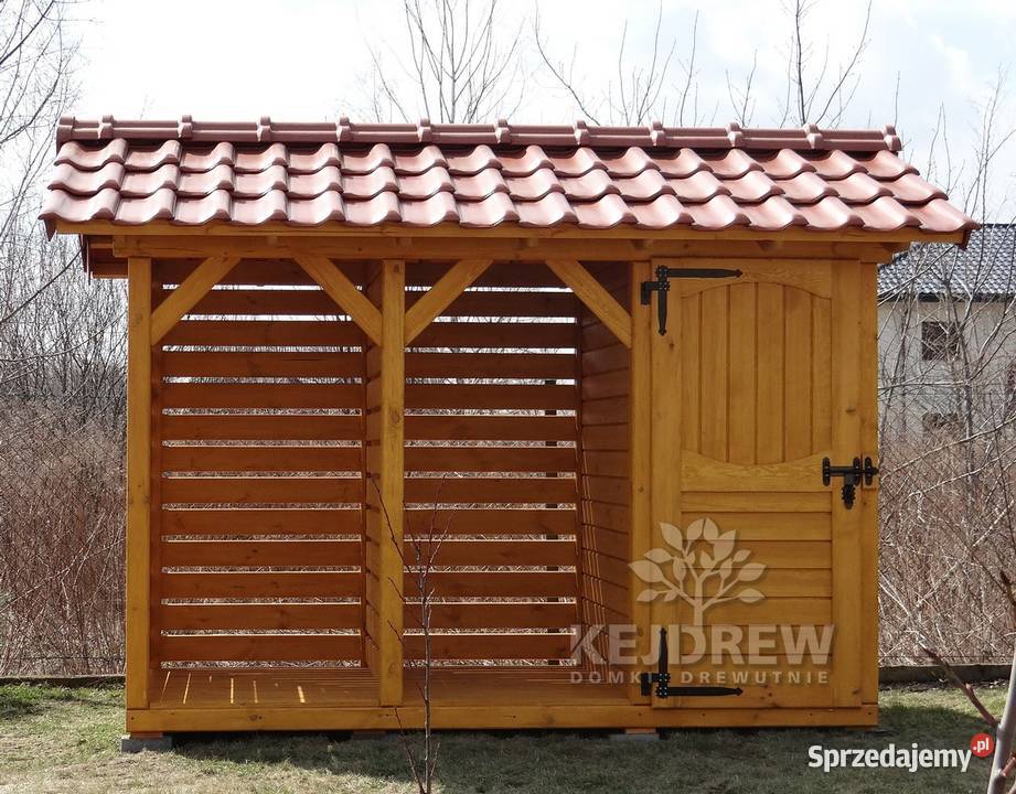 Domek z wiatą na kosz zadaszenie na kosz domki Piła Pierwsza