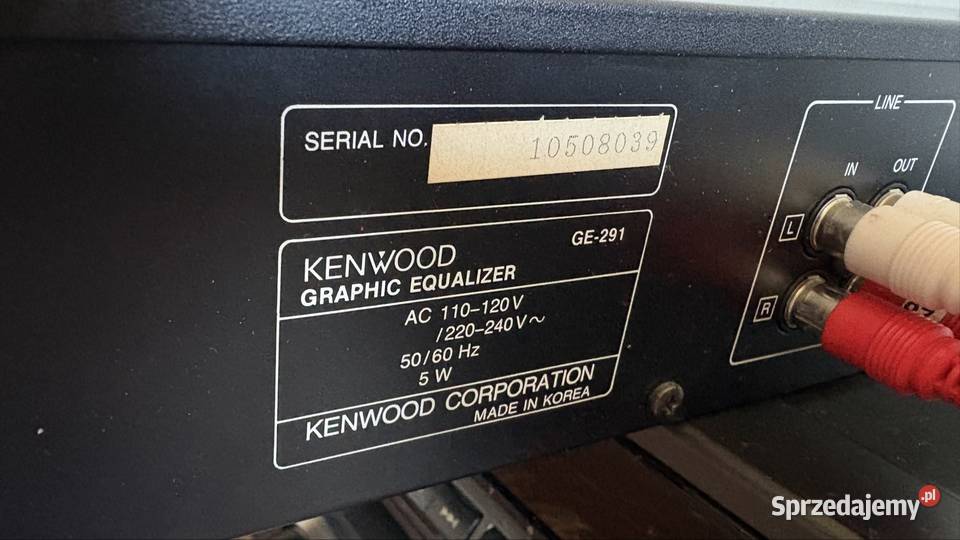 Korektor graficzny Kenwood GE291 Jasło sprzedam