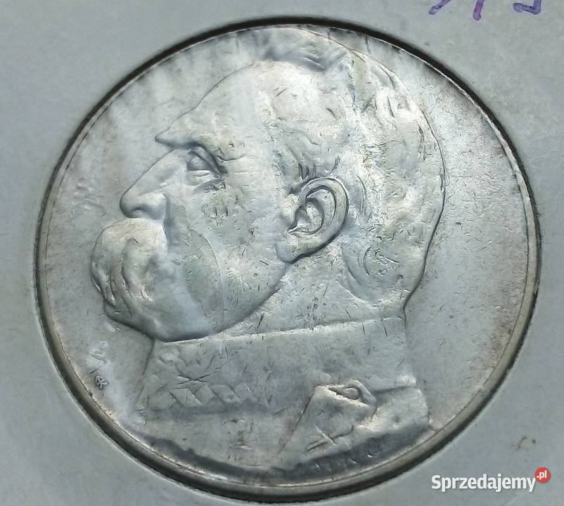 POLSKA5 ZL1934 r SREBRO 750 J PIŁSUDSKI Legionowo