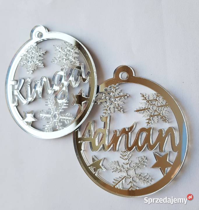 Ozdoba personalizowana świąteczna zawieszka