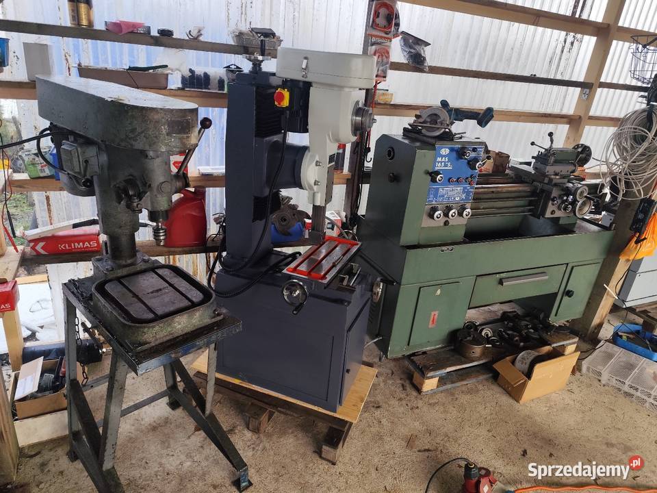 Tokarka do metalu Tum 25 b x 800 Pleszew film z Maków Podhalański
