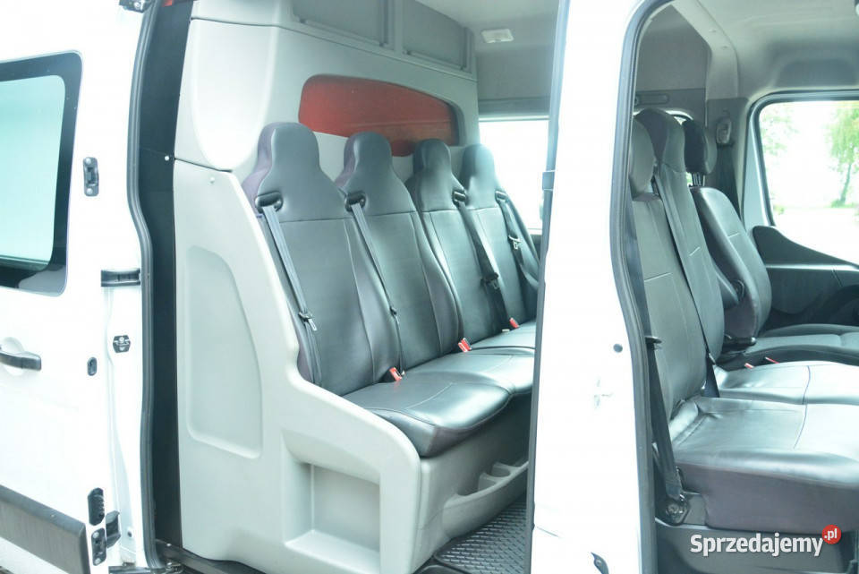 Renault Master średniak 7 osobowy brygadówka nieuszkodzony Warszawa