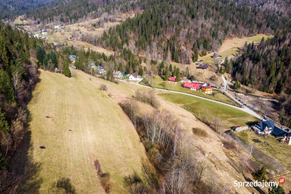 Działka budowlana w Gorcach małopolskie Łopuszna