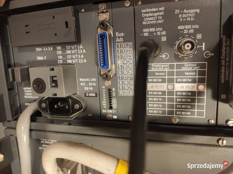 SPECTRUM ANALYZER SNA7 50 Hz 22 GHz Wandel Elektronika Poznań