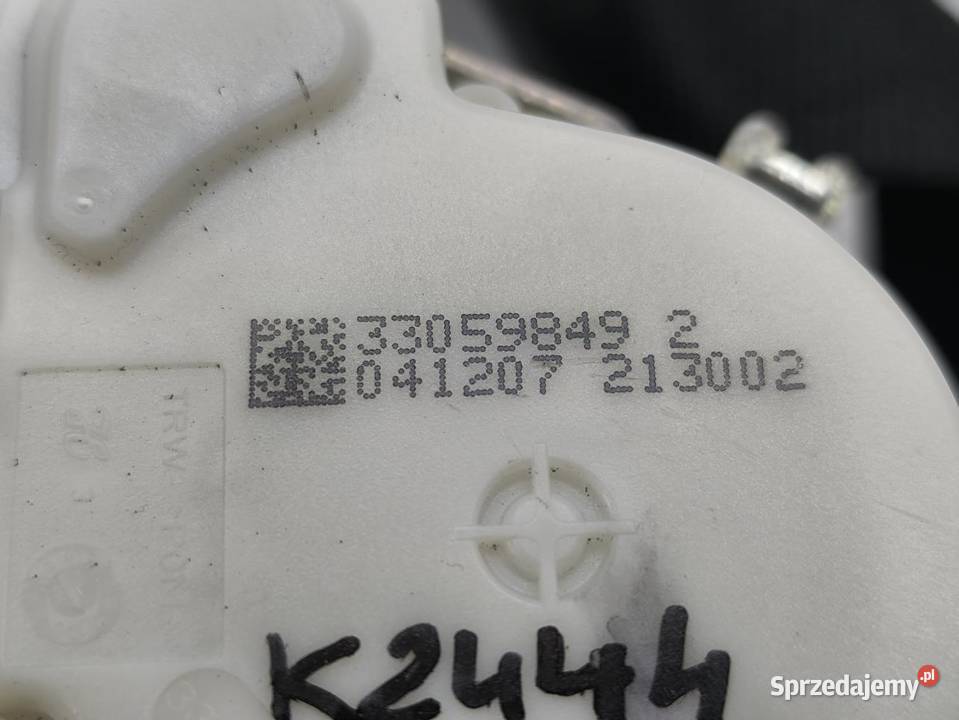 PAS BEZPIECZEŃSTWA PRAWY PRZÓD BMW 1 E87 E81 osobowe wielkopolskie