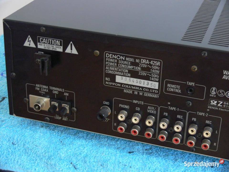 Amplituner Denon DRA425R sprawny i ładny. WYSYŁKA Jasło Sprzedajemy.pl