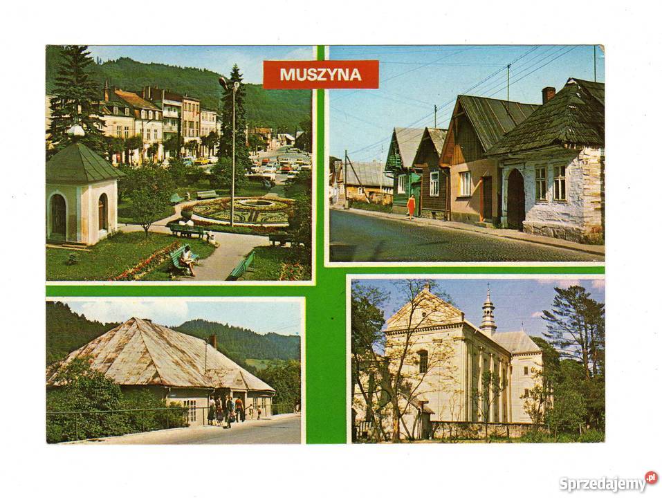 MUSZYNA POCZTÓWKAWIELOWIDOKOWA Krynki