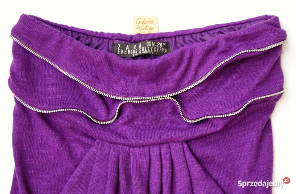 Sukienka wieczorowa Zara 38 M fiolet zamki Lublin