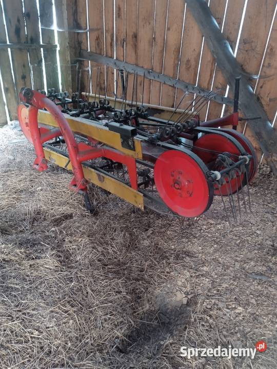 Przetrząsarko zgrabiarka z drugim kompletem nieuszkodzony Gronków