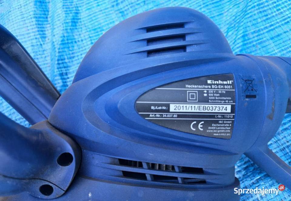 Elektryczne Nożyce Do Żywopłotu Einhell Bg Eh E